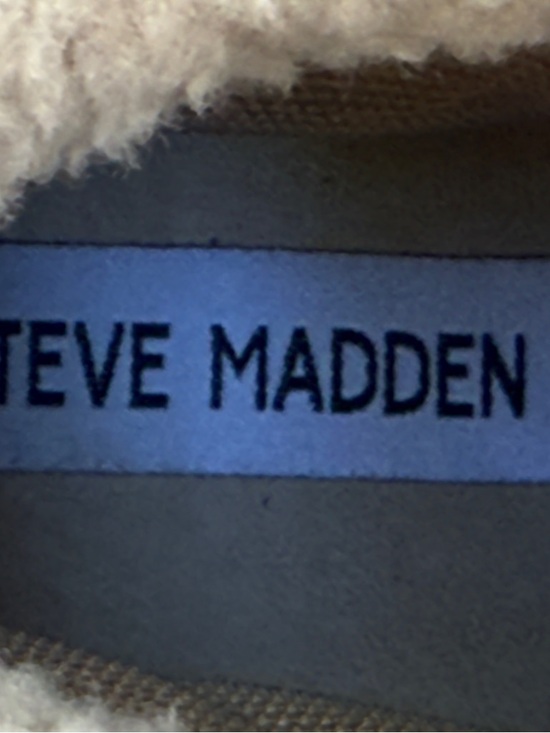 Steve Madden Tan Platform Lace-Up Shearling Boots size 6 - Picture 9 of 10